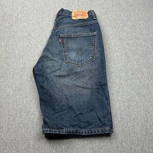 Levis 569 Loose‎ Straight Jean Shorts Men's 30 Denim 11" Inseam Jorts